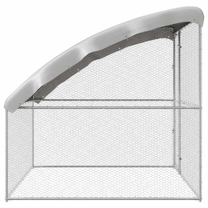 Chicken Cage Silver 2 x 2 x 2 m Galvanised Steel