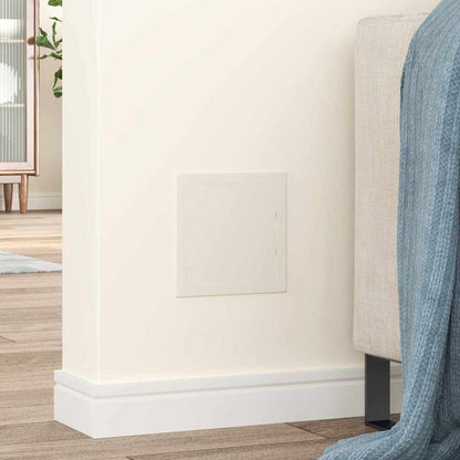 Access Panels 2 pcs White 15 x 15 cm ABS Plastic