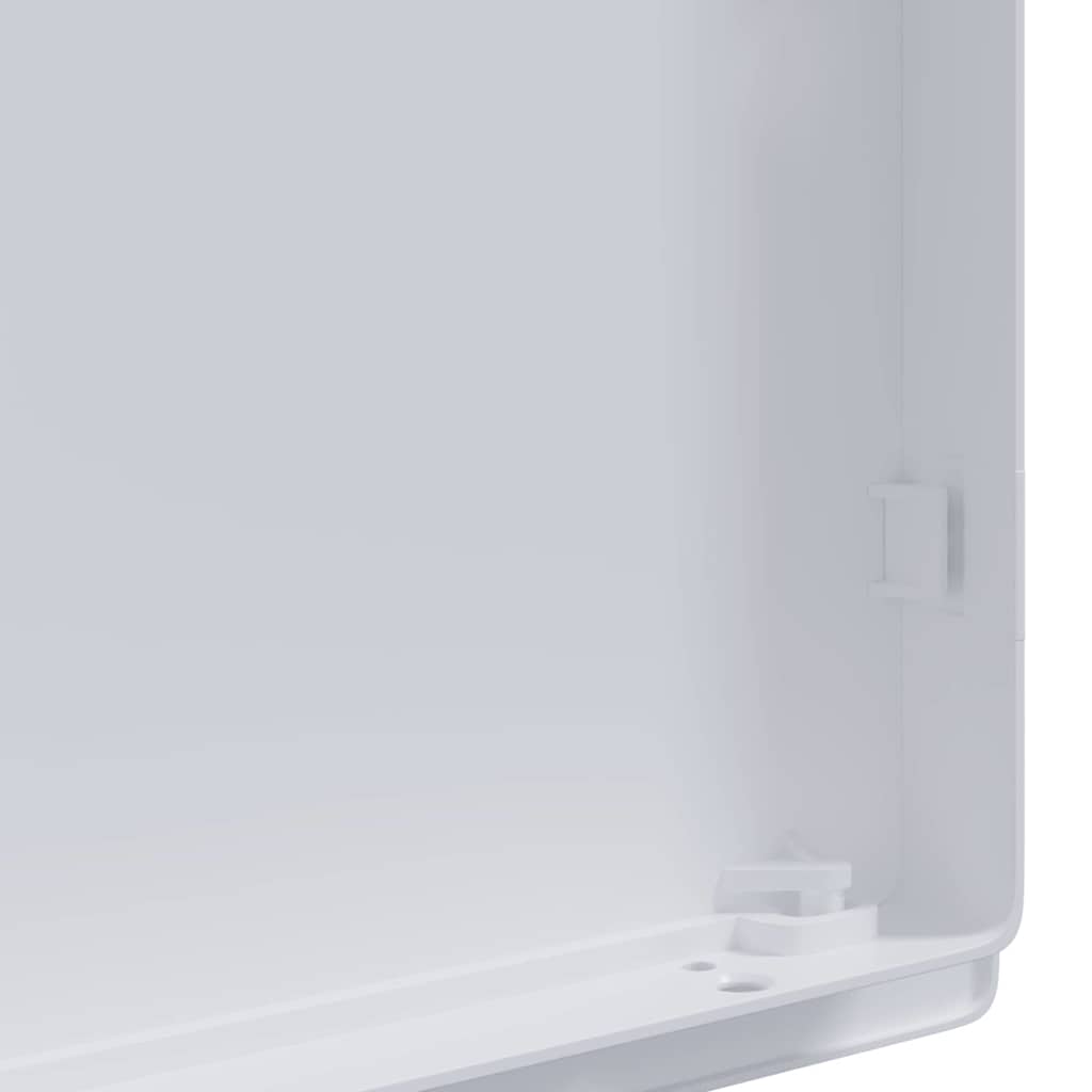 Access Panels 2 pcs White 15 x 23 cm ABS Plastic
