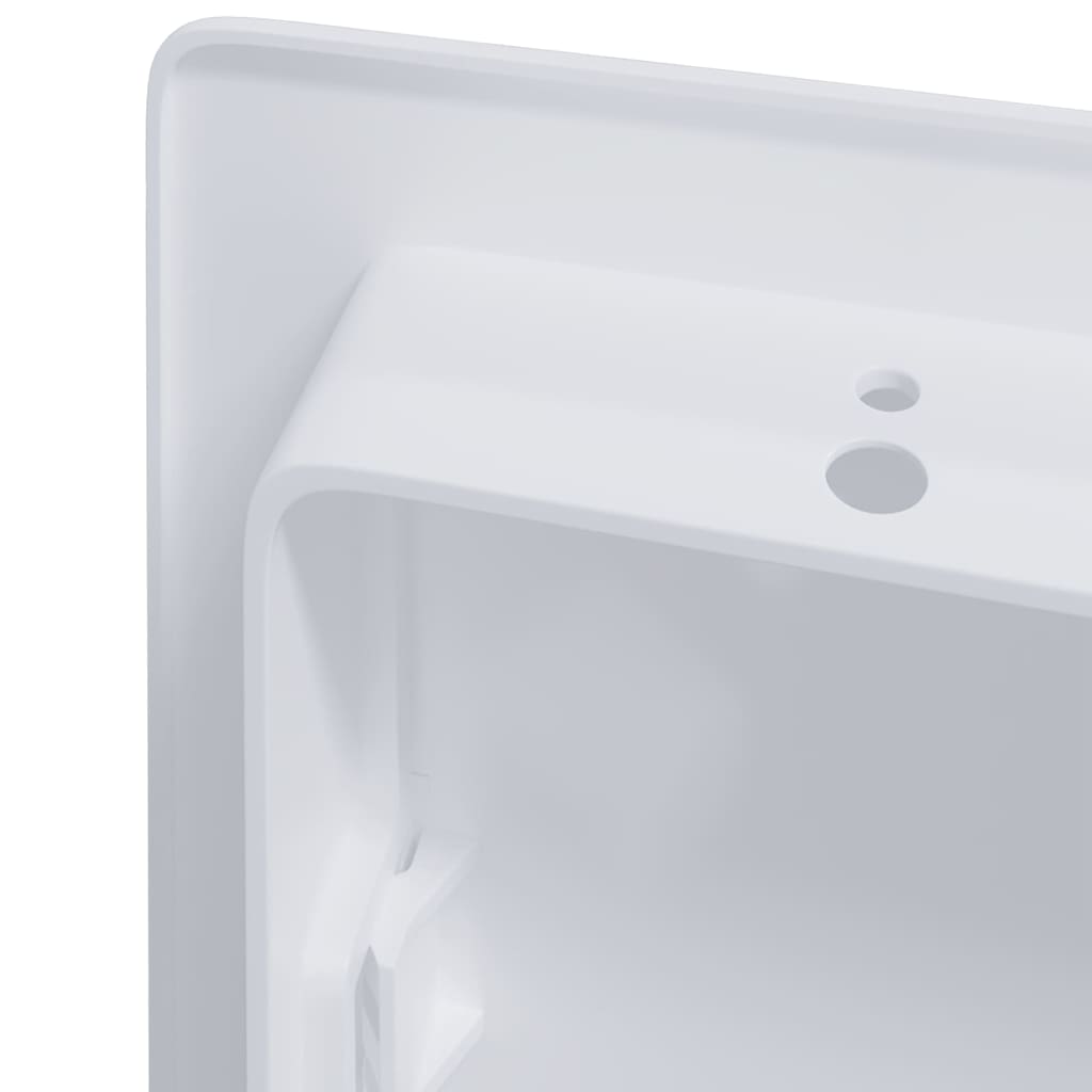 Access Panels 2 pcs White 15 x 23 cm ABS Plastic