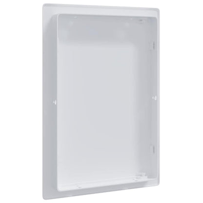 Access Panels 2 pcs White 15 x 23 cm ABS Plastic