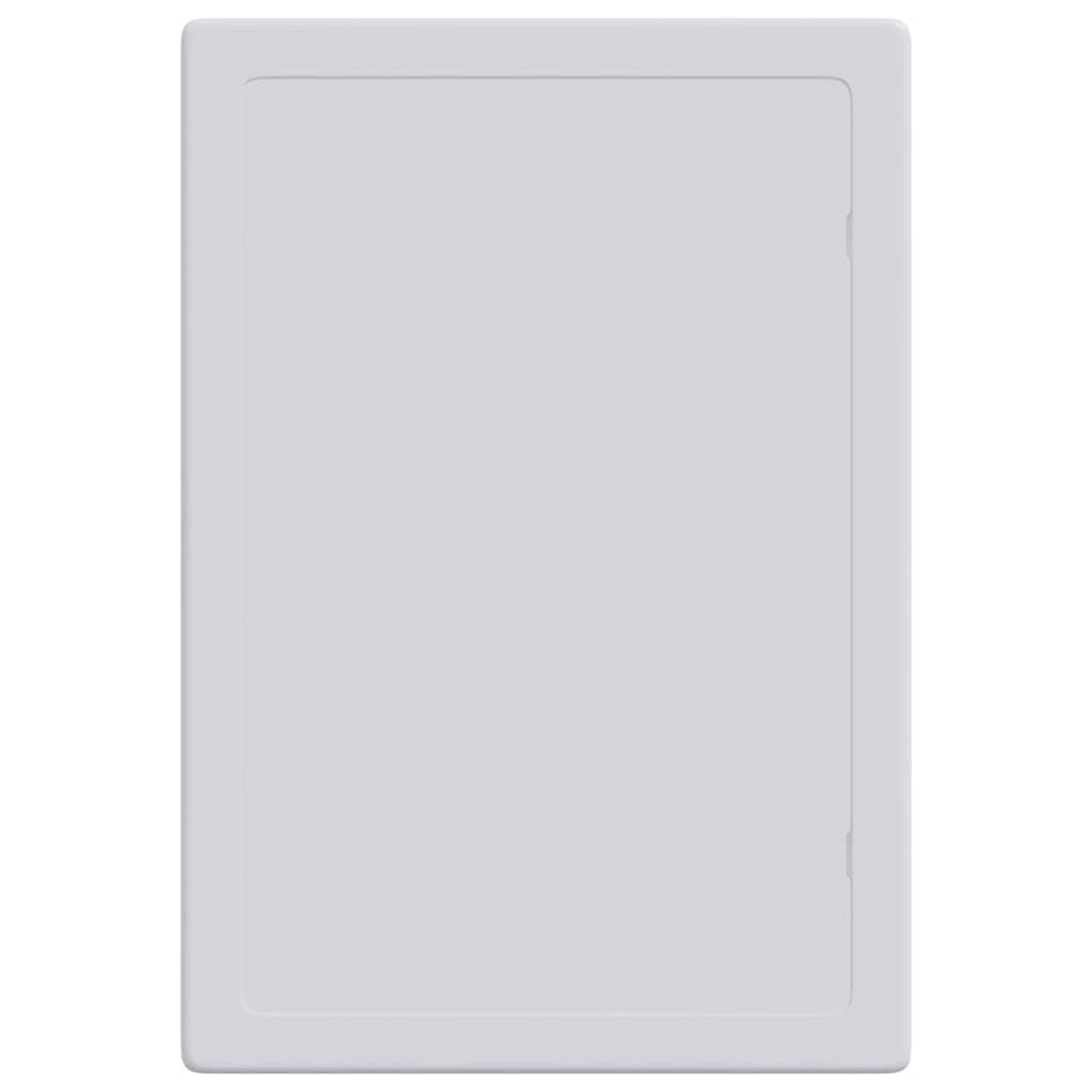 Access Panels 2 pcs White 15 x 23 cm ABS Plastic