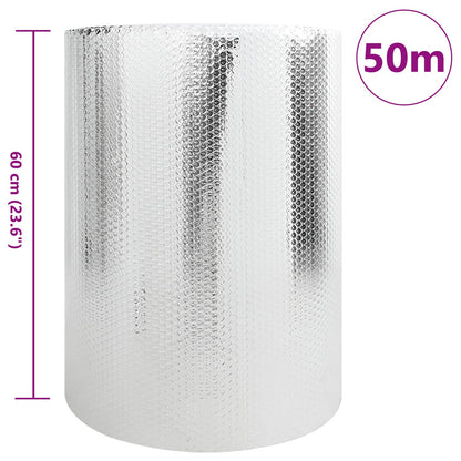Radiator Heat Reflector Silver 50 x 0.6 m Polyethylene