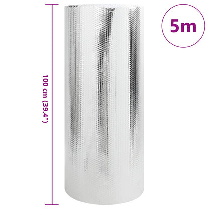 Radiator Heat Reflector Silver 5 x 1 m Polyethylene