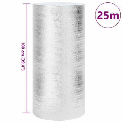 Radiator Heat Reflector Silver 25 x 1 m Polyethylene