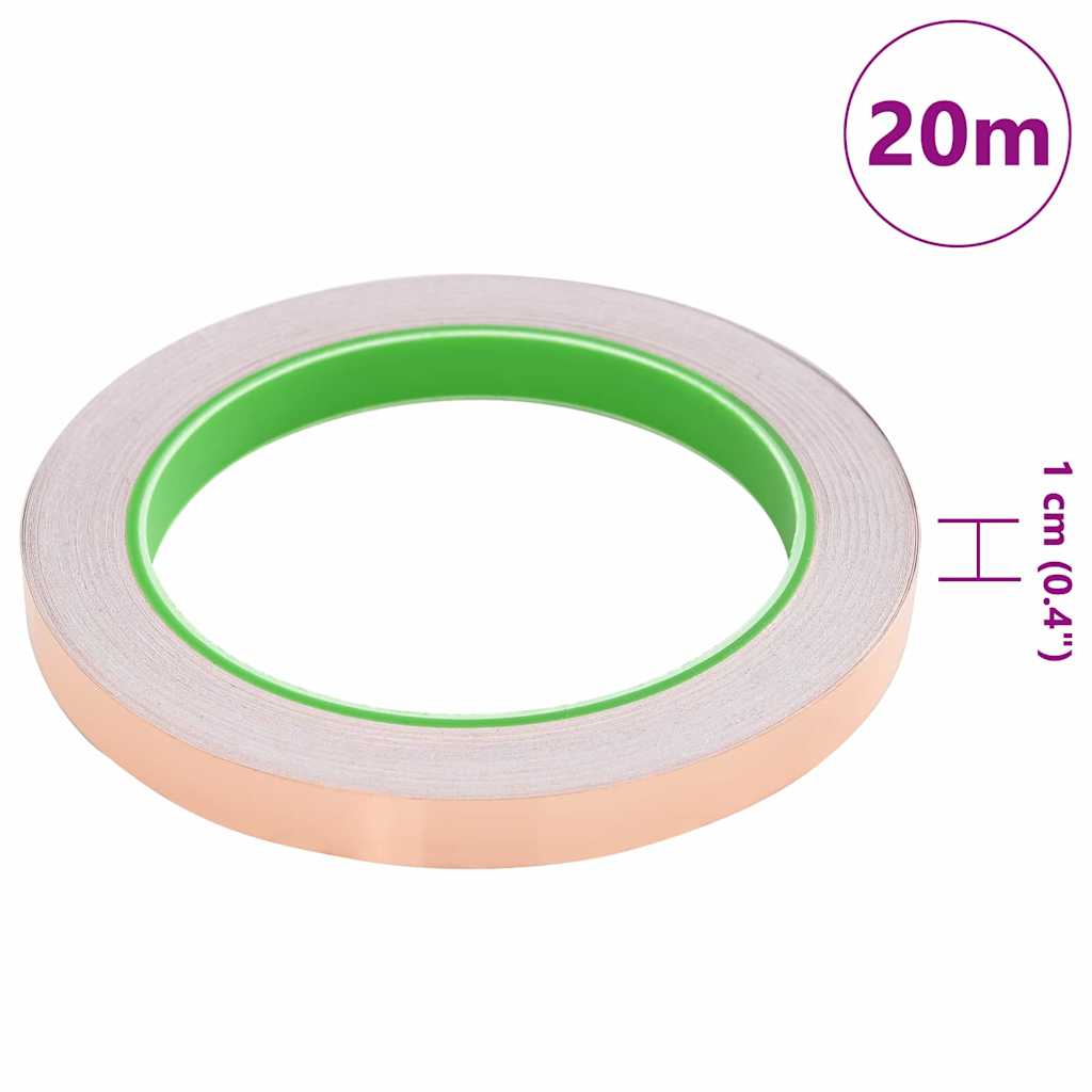 Copper Tape for Snail Protection Copper 10 mm x 20 m Copper