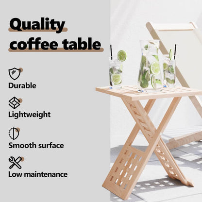 Coffee Table Brown 33 x 33 x 40.5 cm Solid Walnut Wood