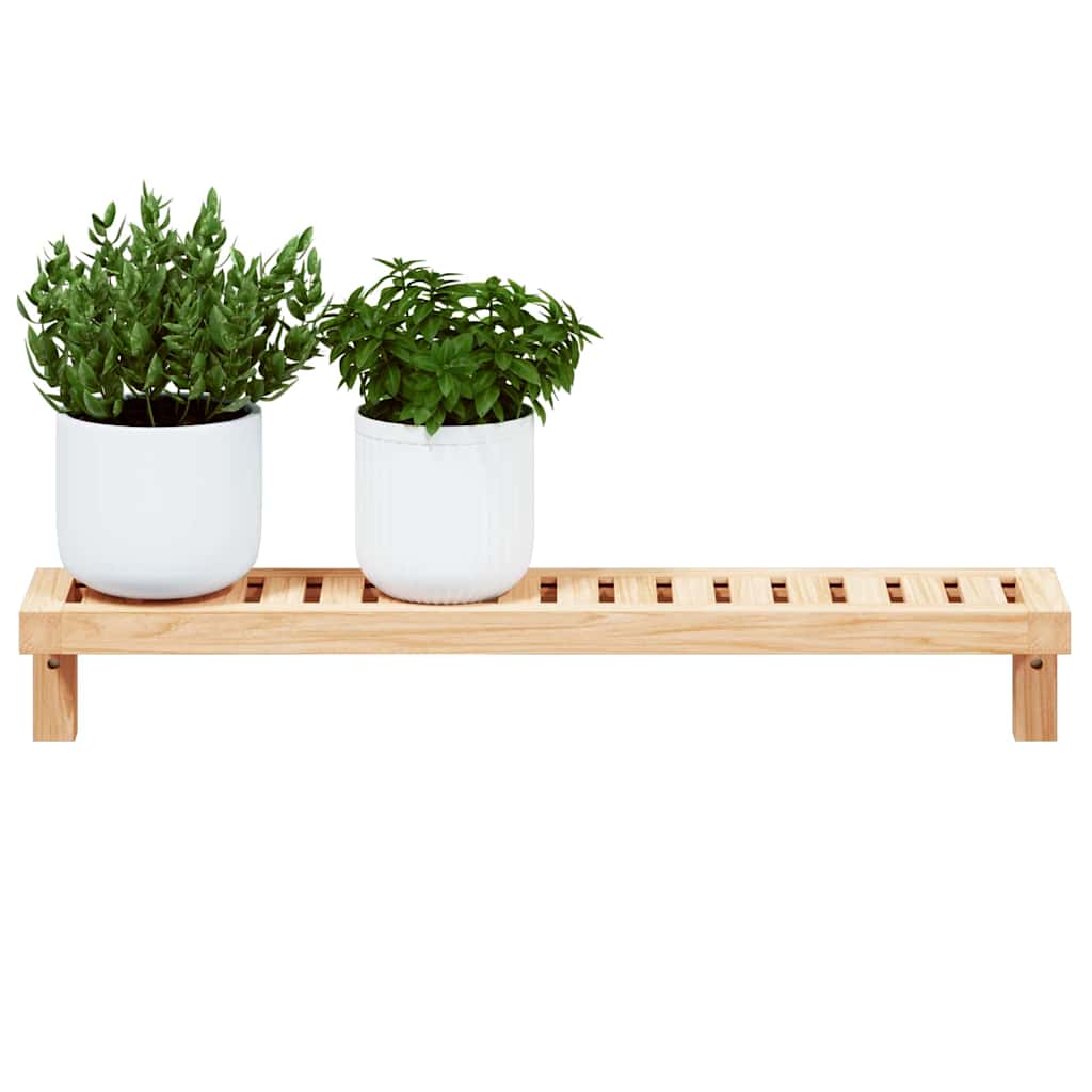 Wall Hanging Rack Natural 62 x 10 x 12.5 cm Solid Walnut Wood