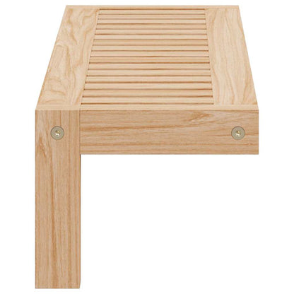 Wall Hanging Rack Natural 62 x 10 x 12.5 cm Solid Walnut Wood