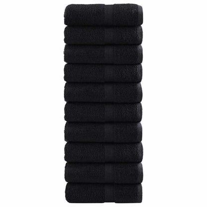 Guest Towel SOLUND 50 pcs Black 30 x 30 cm 550 gsm
