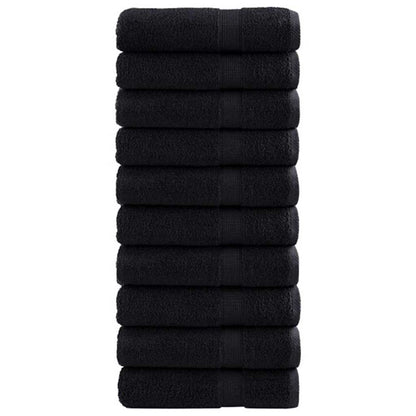 Guest Towel SOLUND 25 pcs Black 100 x 150 cm 550 gsm