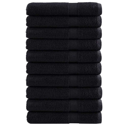 Guest Towel SOLUND 25 pcs Black 80 x 200 cm 550 gsm