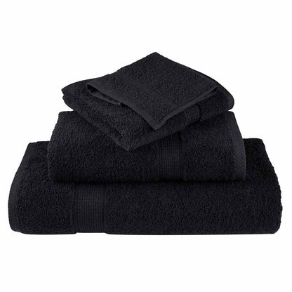Guest Towel SOLUND 25 pcs Black 80 x 200 cm 550 gsm