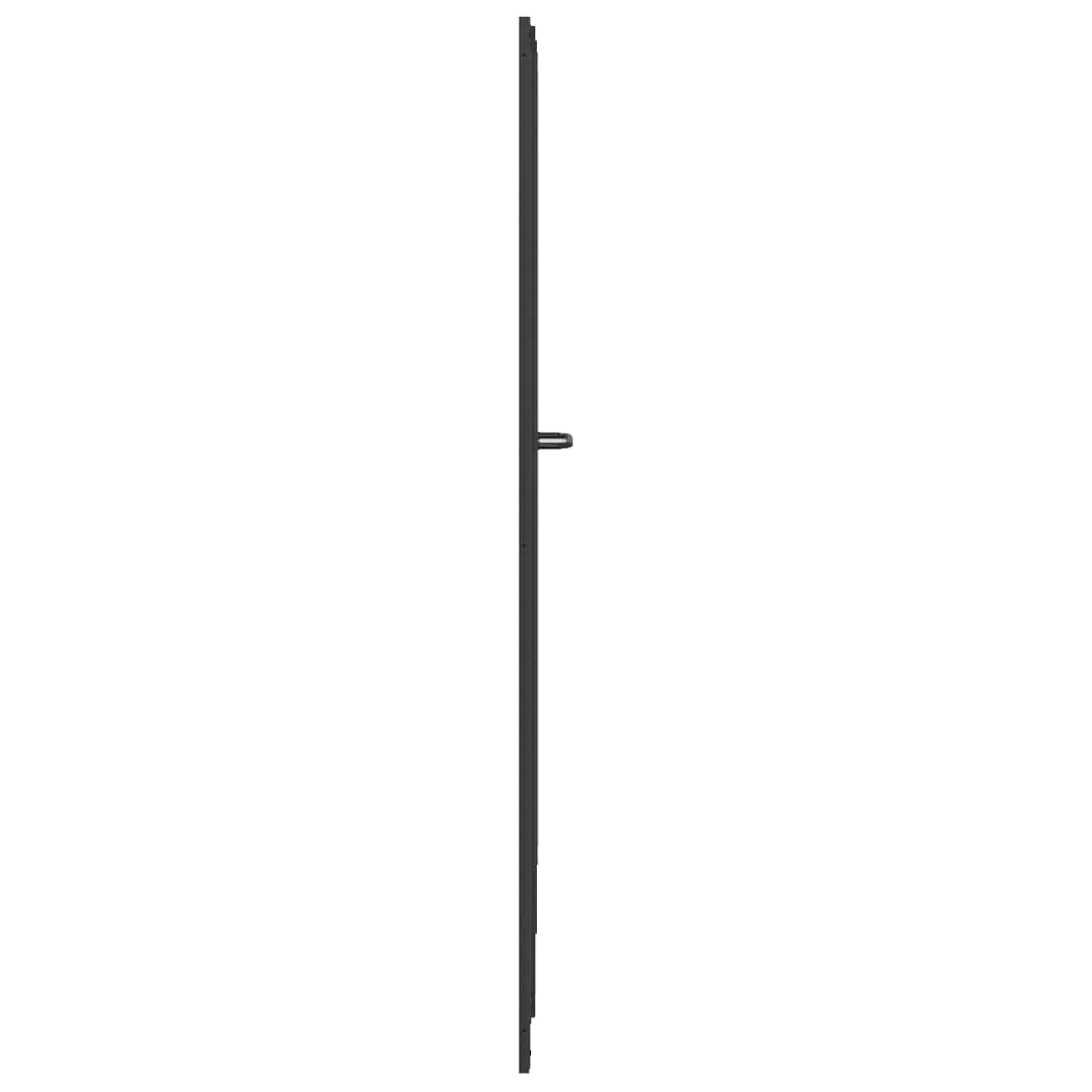 Shower Screen Folding Black 168 x 140 cm Aluminium
