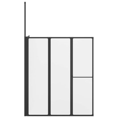 Shower Screen Folding White Aluminium
