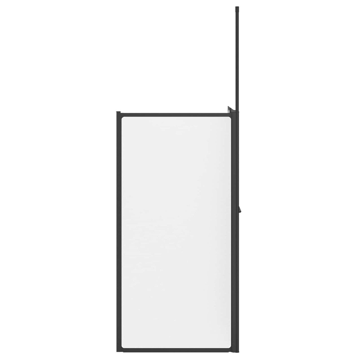 Shower Screen Folding White Aluminium