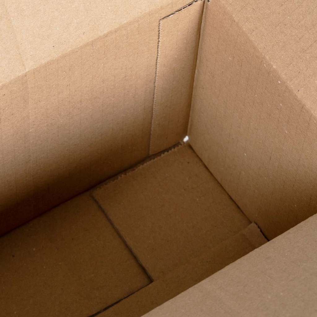 Folding Box 50 pcs Natural 24 x 13 x 13 cm Cardboard
