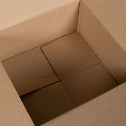 Folding Box 50 pcs Natural 30 x 30 x 15 cm Cardboard