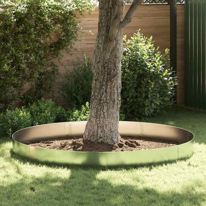 Lawn Edgings 20 pcs Silver 100 x 25 x 0.07 cm Galvanised Steel