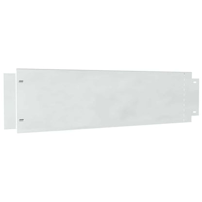 Lawn Edgings 20 pcs Silver 100 x 25 x 0.07 cm Galvanised Steel