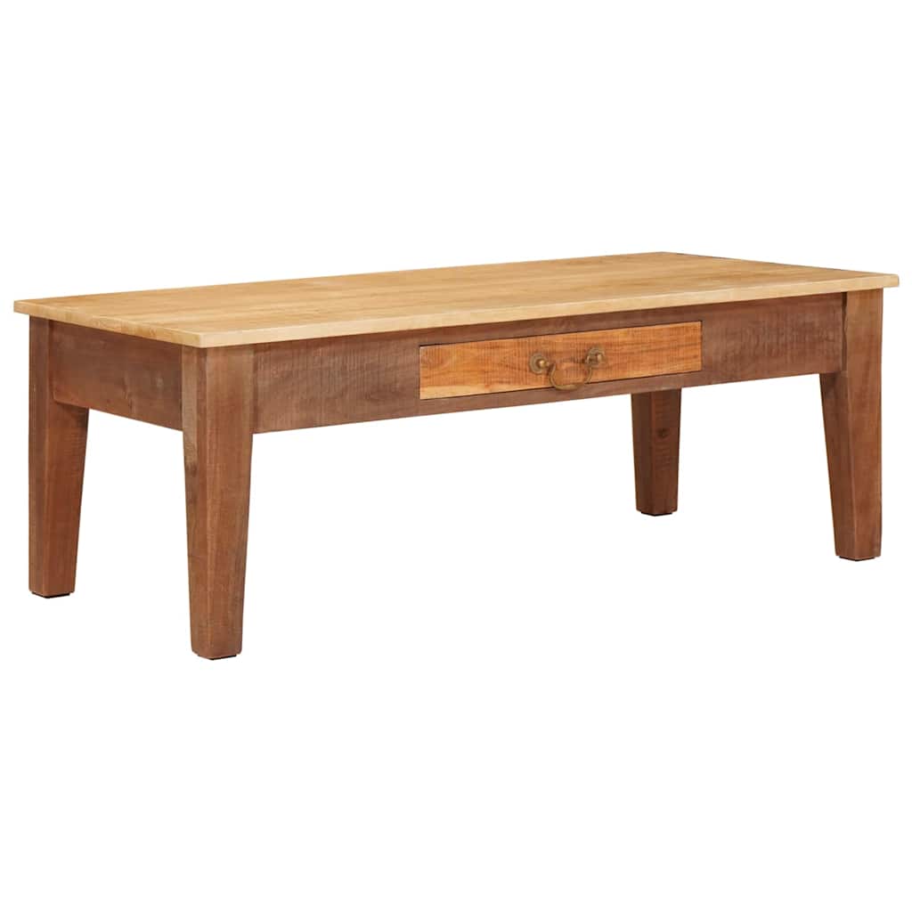 Coffee Table Brown 110 x 55 x 40 cm Solid Mango Wood