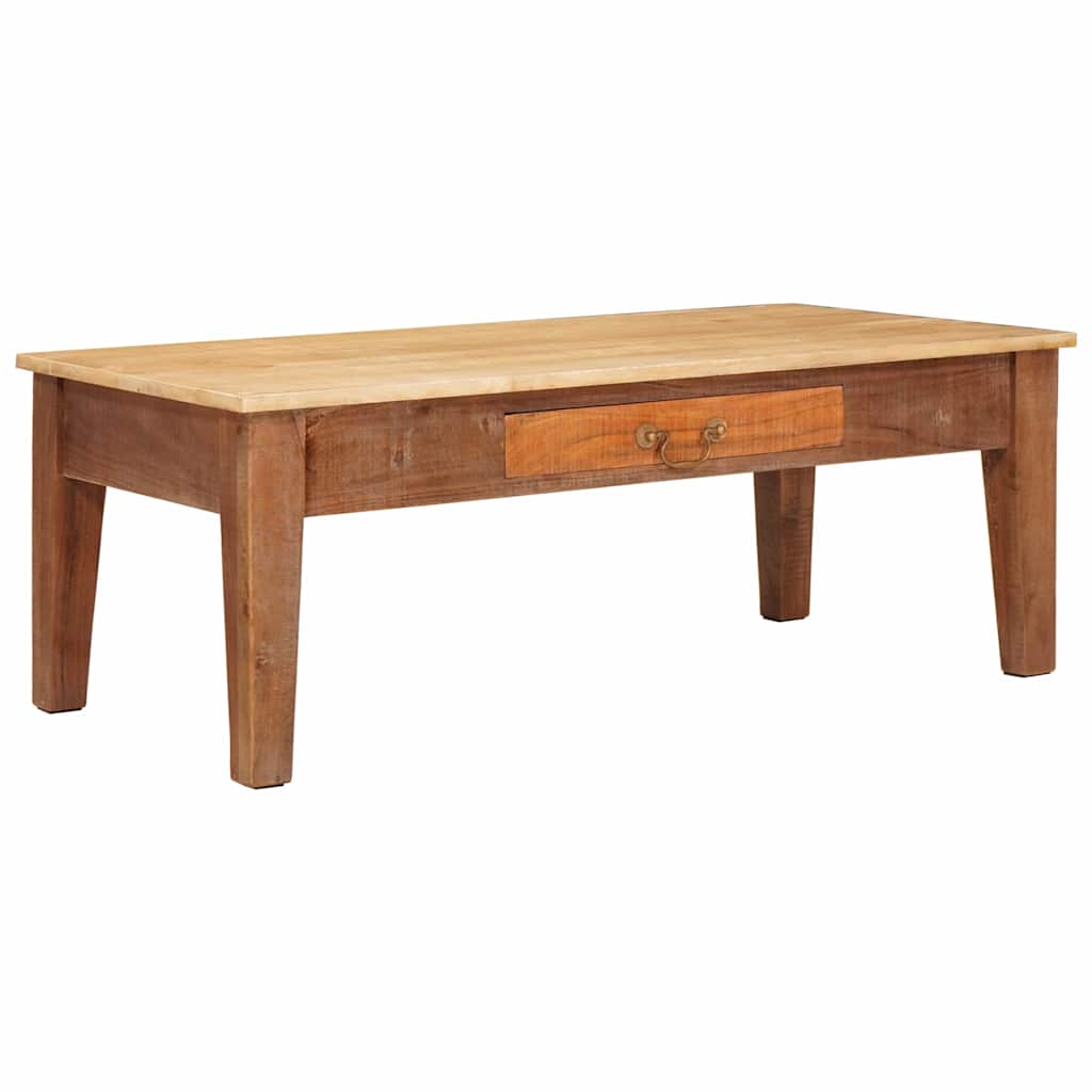 Coffee Table Brown 110 x 55 x 40 cm Solid Mango Wood