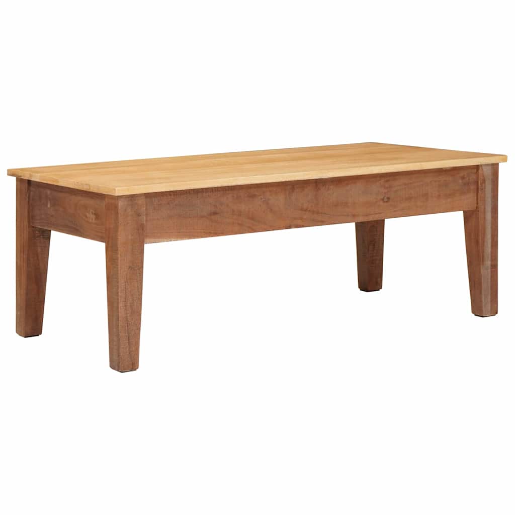 Coffee Table Brown 110 x 55 x 40 cm Solid Mango Wood