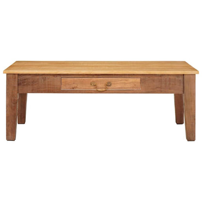 Coffee Table Brown 110 x 55 x 40 cm Solid Mango Wood