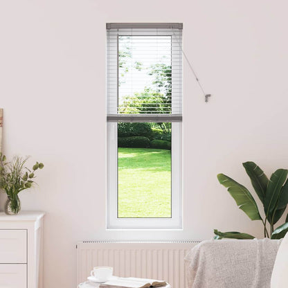 Venetian Blinds Height Adjustable Silver 130 x 50 cm Aluminium