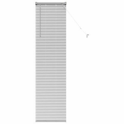 Venetian Blinds Height Adjustable Silver 175 x 45 cm Aluminium