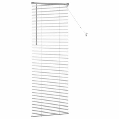 Venetian Blinds Height Adjustable Silver 175 x 65 cm Aluminium