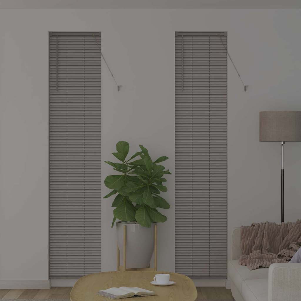 Venetian Blinds Height Adjustable Silver 220 x 50 cm Aluminium