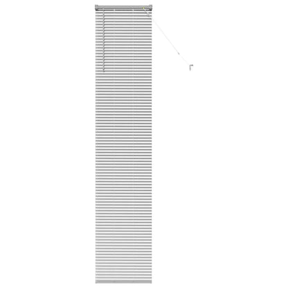 Venetian Blinds Height Adjustable Silver 220 x 50 cm Aluminium