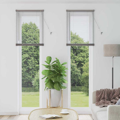 Venetian Blinds Height Adjustable Silver 220 x 65 cm Aluminium
