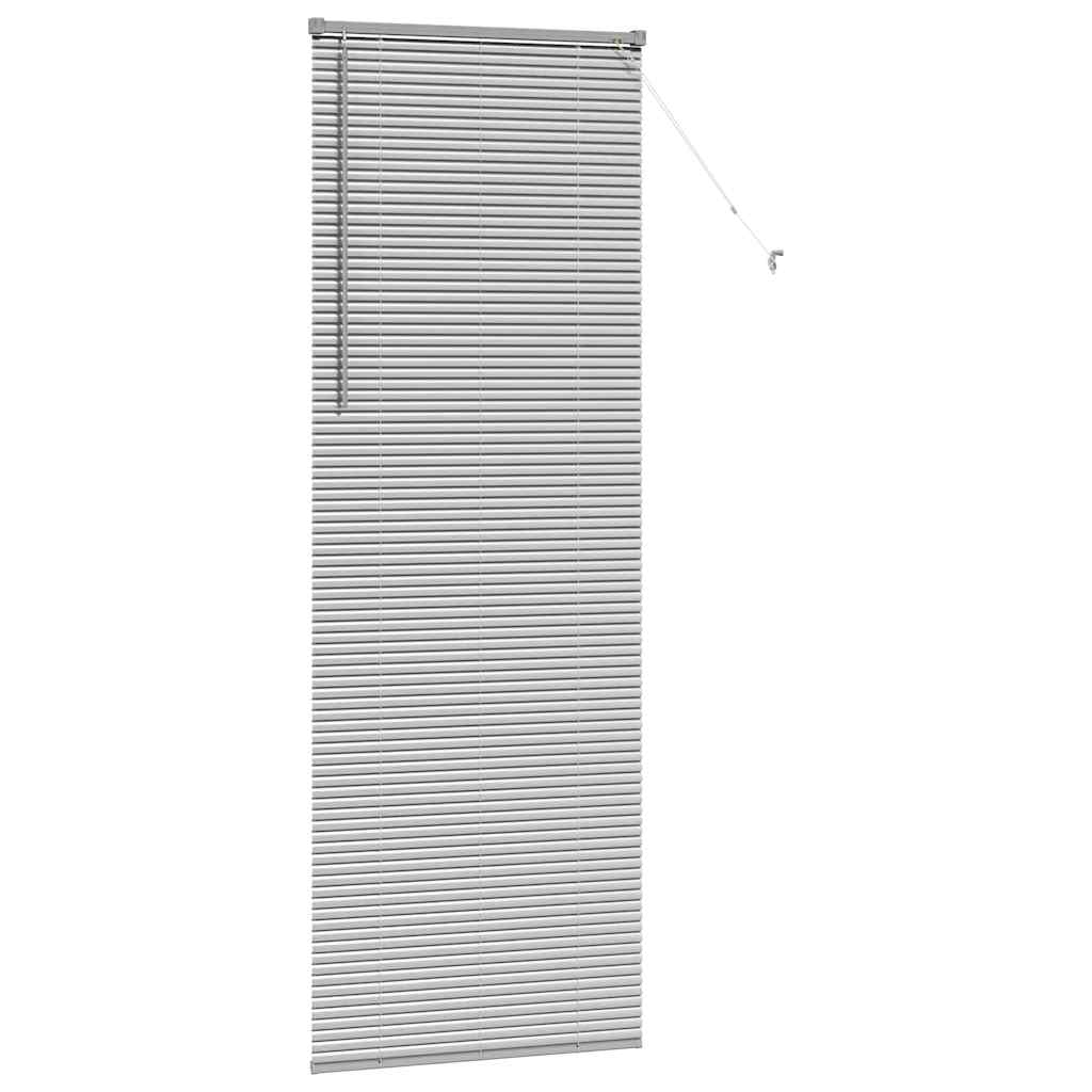 Venetian Blinds Silver 220 x 70 cm Aluminium