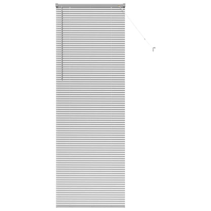 Venetian Blinds Silver 220 x 70 cm Aluminium