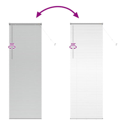 Venetian Blinds Silver 220 x 70 cm Aluminium