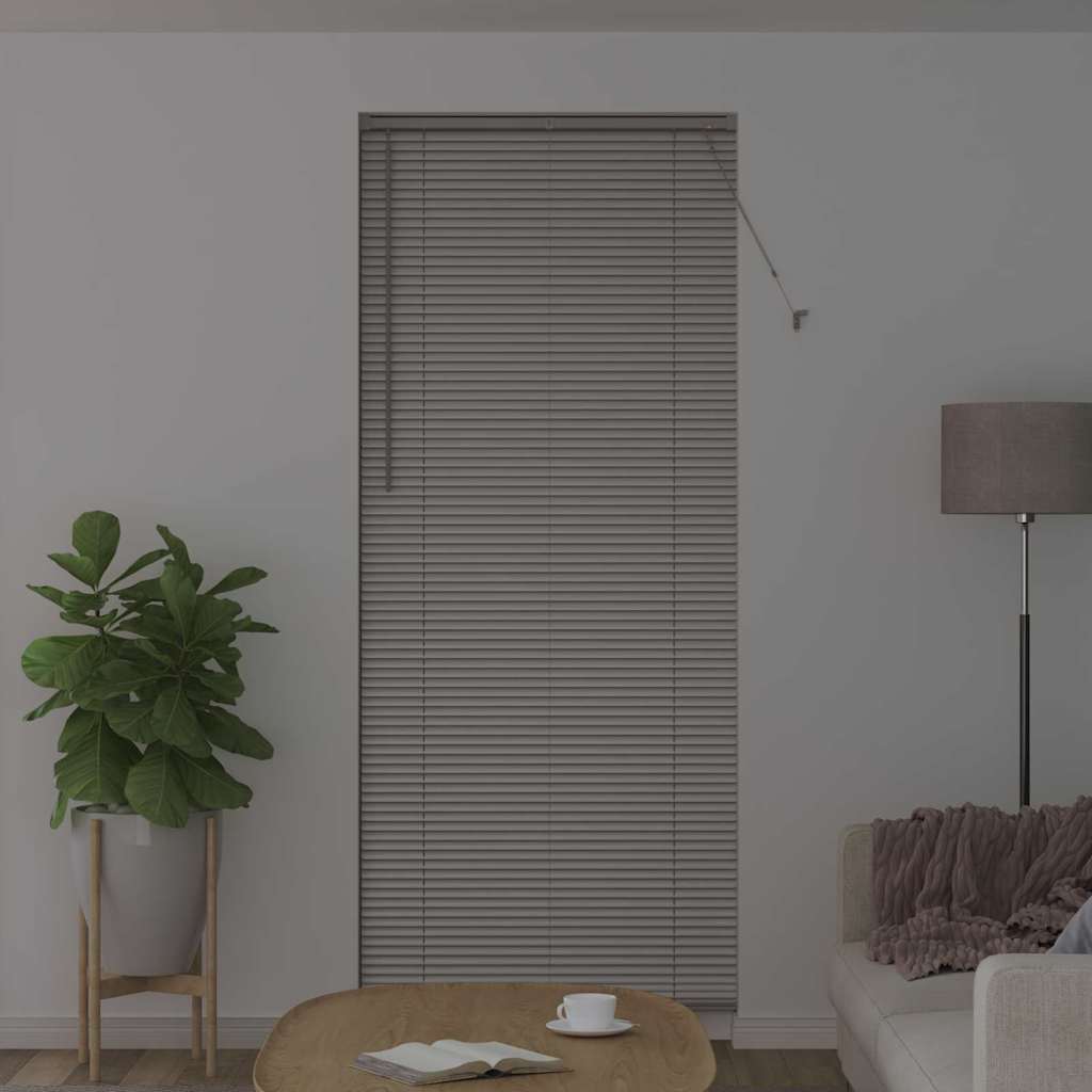 Venetian Blinds Height Adjustable Silver 220 x 85 cm Aluminium
