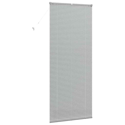 Venetian Blinds Height Adjustable Silver 220 x 85 cm Aluminium