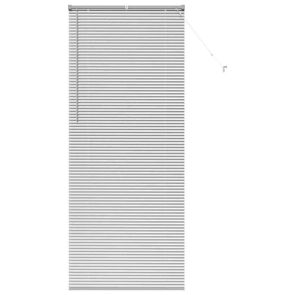 Venetian Blinds Height Adjustable Silver 220 x 85 cm Aluminium