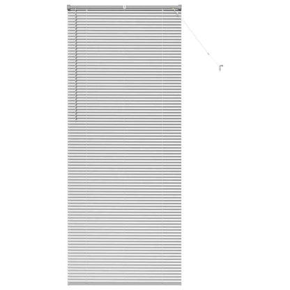 Venetian Blinds Height Adjustable Silver 220 x 85 cm Aluminium