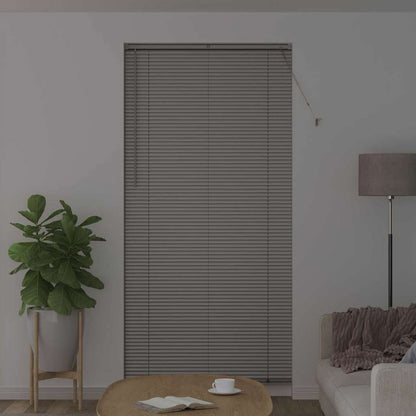Venetian Blinds Height Adjustable Silver 220 x 100 cm Aluminium
