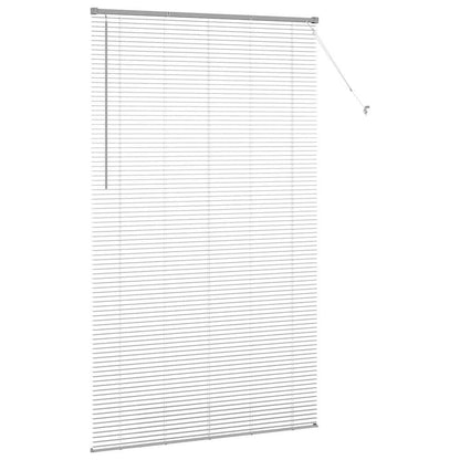 Venetian Blinds Height Adjustable Silver 220 x 135 cm Aluminium