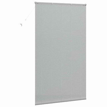 Venetian Blinds Height Adjustable Silver 220 x 135 cm Aluminium
