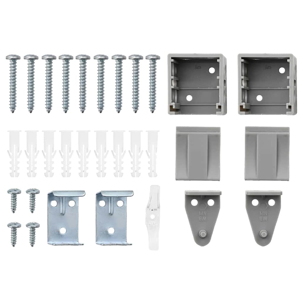 Venetian Blinds Height Adjustable Silver 220 x 140 cm Aluminium