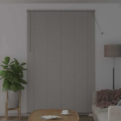 Venetian Blinds Height Adjustable Silver 220 x 145 cm Aluminium