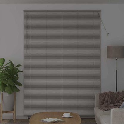 Venetian Blinds Height Adjustable Silver 220 x 155 cm Aluminium
