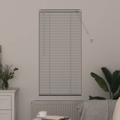 Venetian Blinds Height Adjustable White 130 x 60 cm Aluminium
