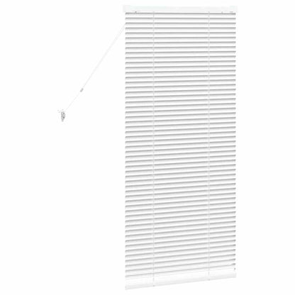 Venetian Blinds Height Adjustable White 130 x 65 cm Aluminium