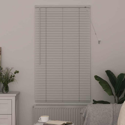 Venetian Blinds Height Adjustable White 130 x 70 cm Aluminium